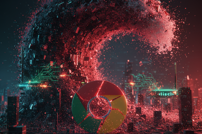 Cybersecurity newsletter graphic with attack and vulnerability icons