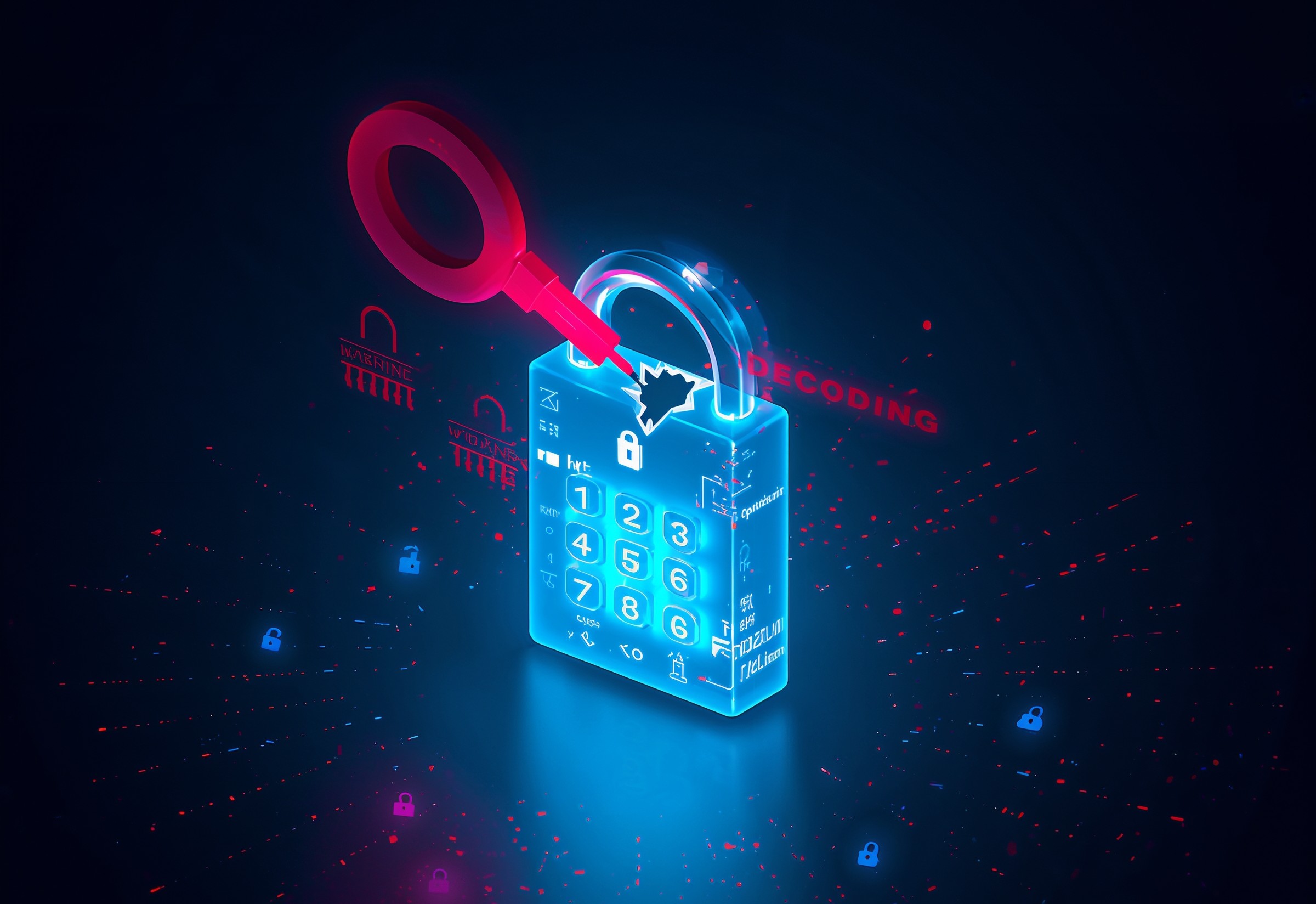 Custom graphic depicting a motherboard’s SPI bus with a TPM module and decrypted BitLocker volume icon