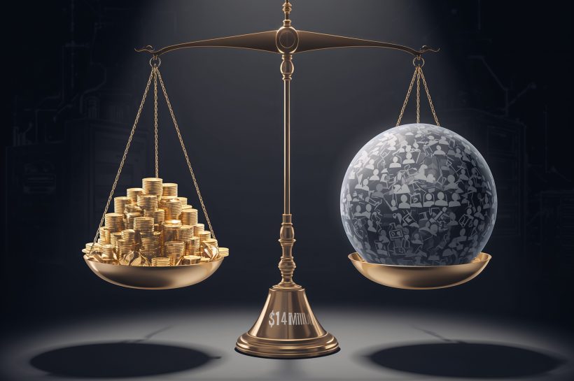 Capita headquarters with cybersecurity overlay showing breach timeline