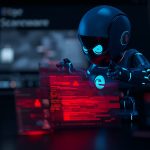 Microsoft Edge scareware sensor blocking a fake support alert with local AI and SmartScreen integration