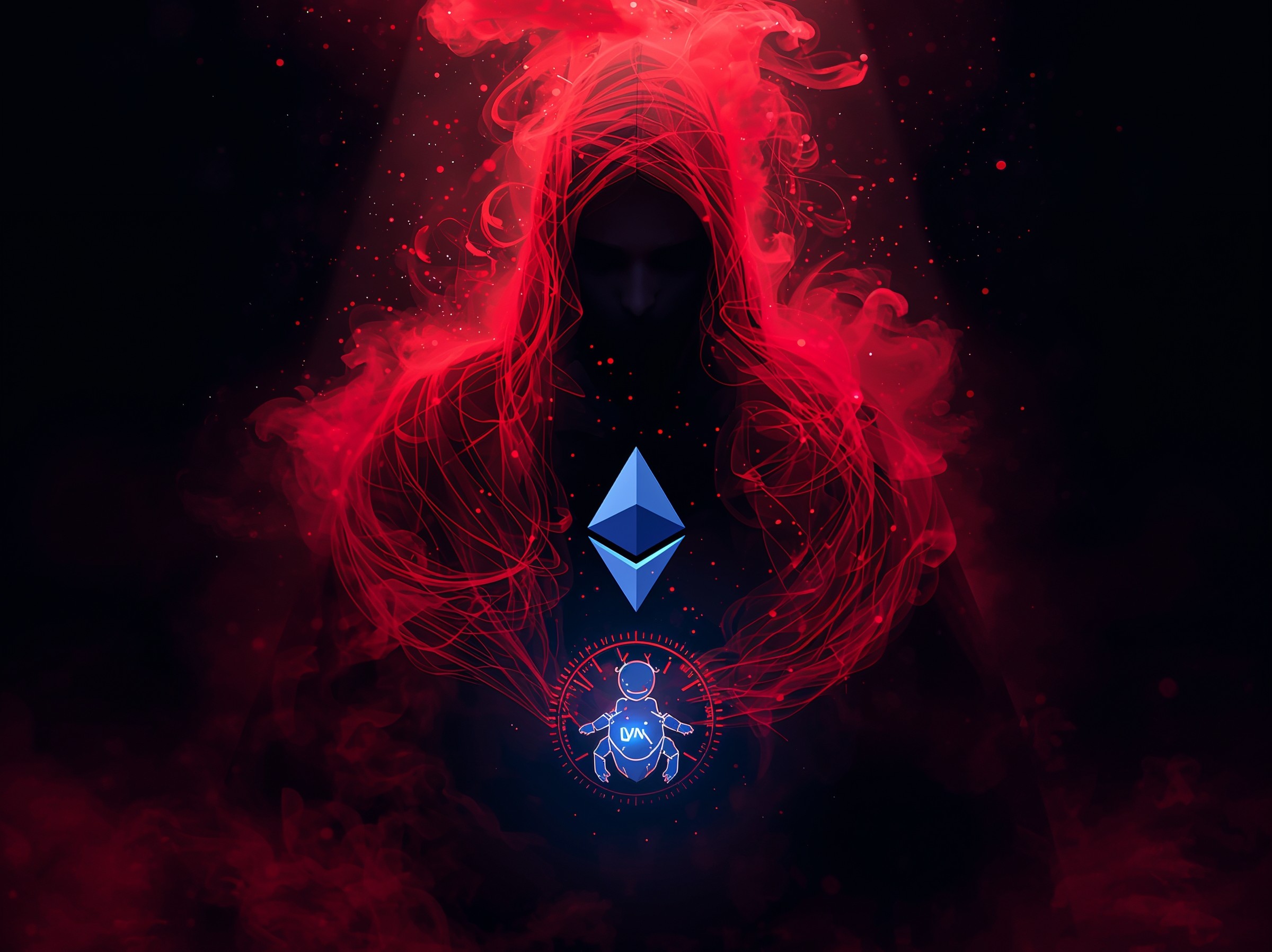 Visualization of North Korean hackers using EtherHiding malware hidden in blockchain smart contracts on Ethereum and BNB Smart Chain