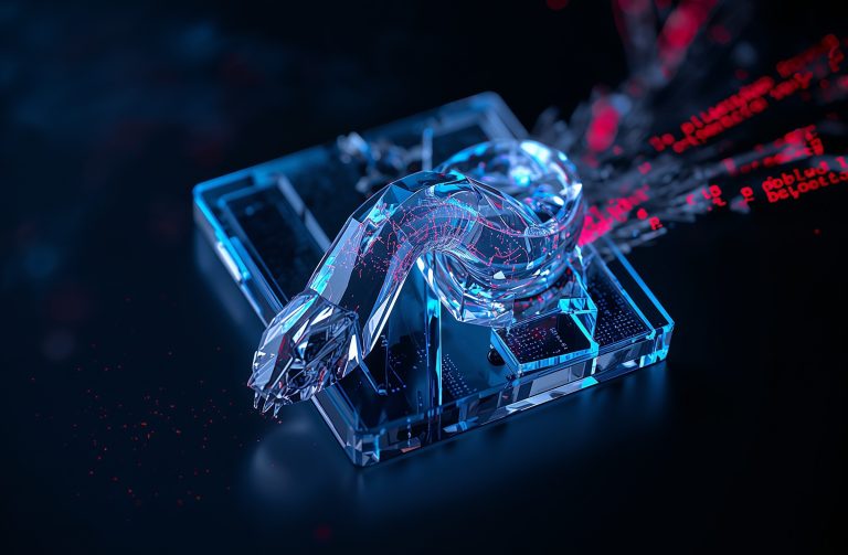 GlassWorm malware infection in VS Code extensions showing invisible code and supply-chain compromise.