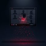 Huddle01 video call interface with alert overlay representing data exposure