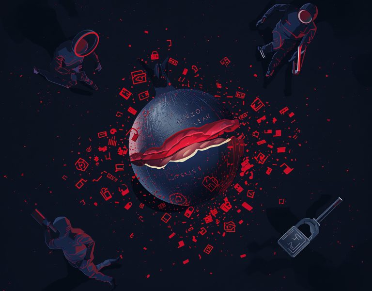 FBI and French law enforcement cyber team seizing a ransomware leak site