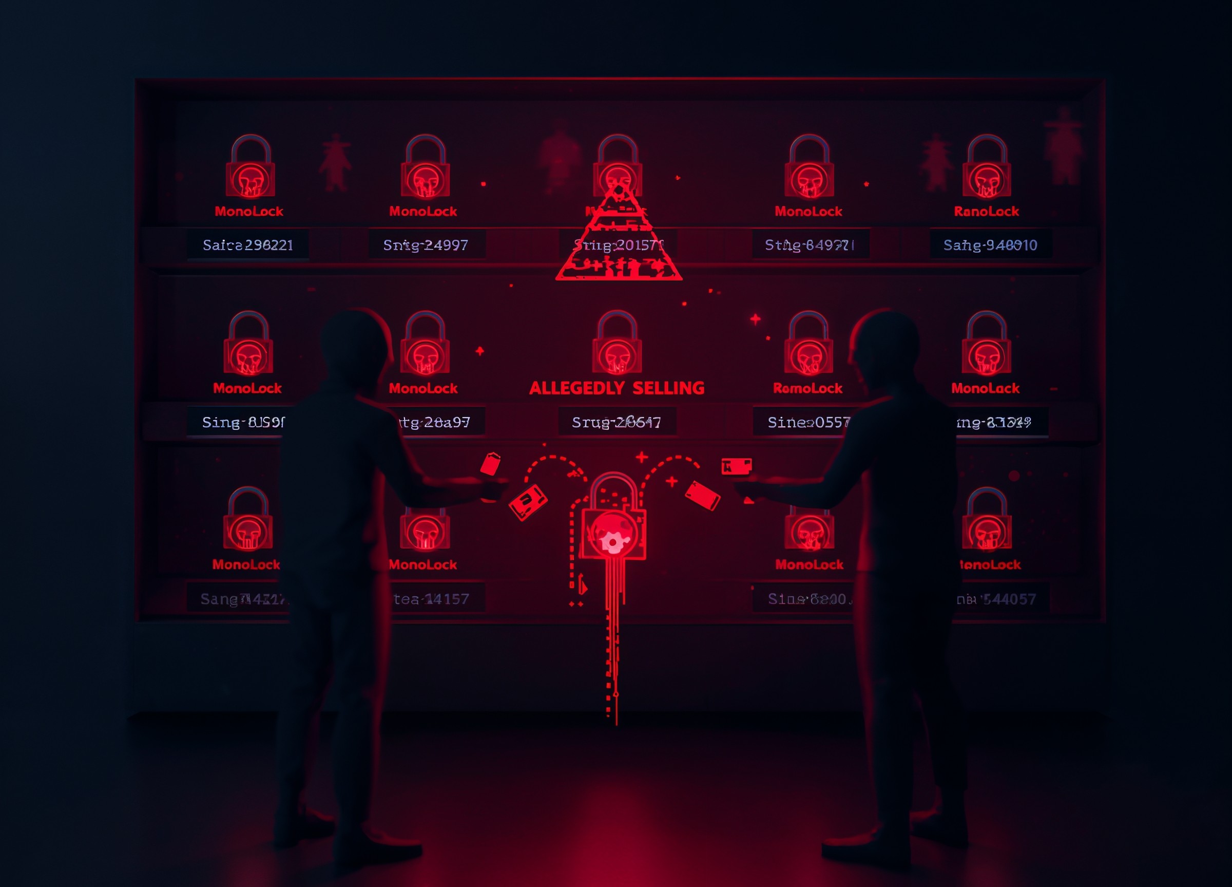 MonoLock ransomware toolkit for sale on dark web forum screen capture