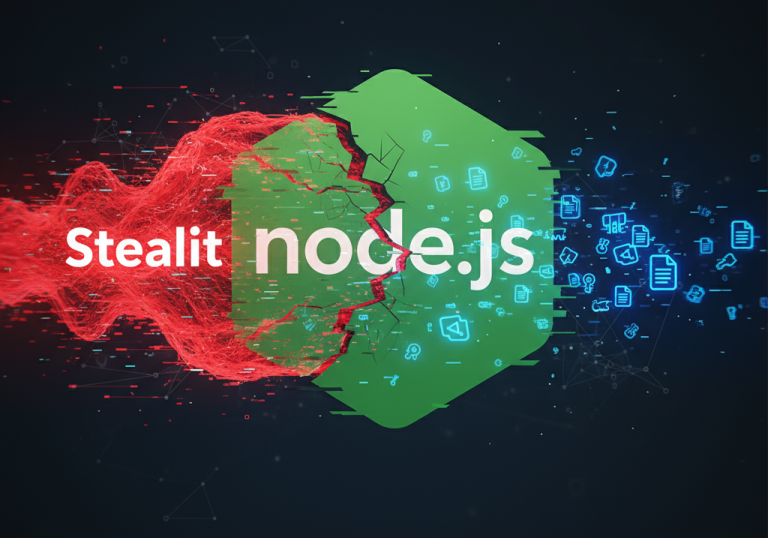 StealIt malware abusing NodeJS SingleFile module to exfiltrate sensitive data from compromised environments
