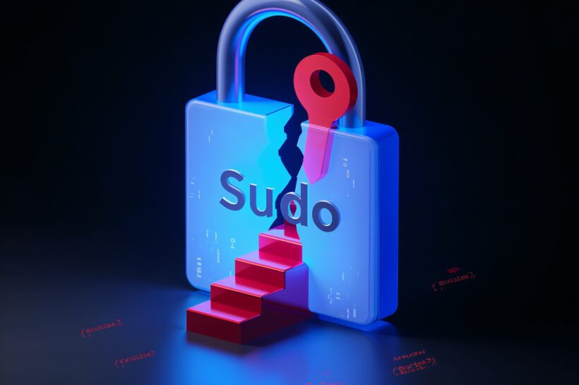 Sudo vulnerability exploit code on terminal showing privilege escalation
