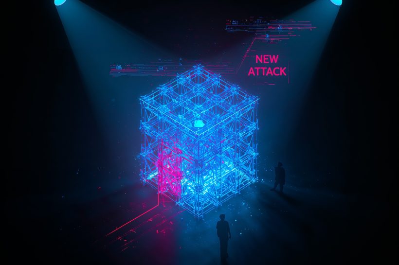 Concept diagram of TEE.Fail DDR5 interposer leaking enclave memory from Intel TDX and AMD SEV-SNP