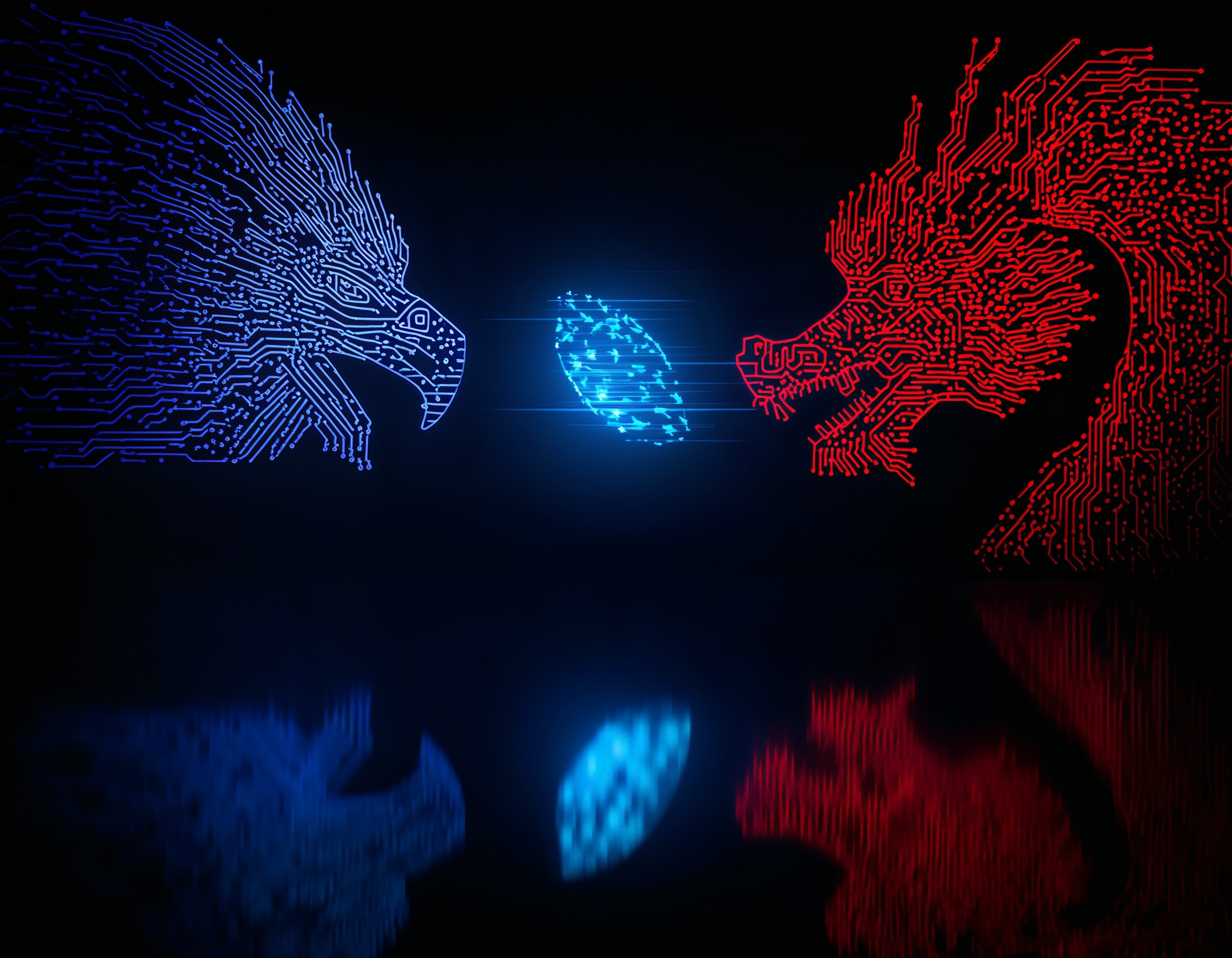 China National Time Service Centre Shaanxi with cyber-attack visual overlay