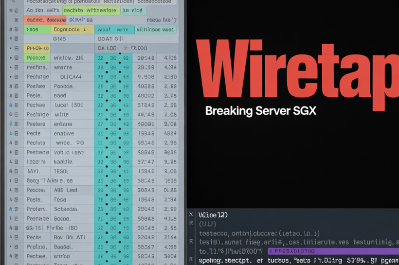 WireTap attack with DDR4 bus interposer extracting Intel SGX attestation key