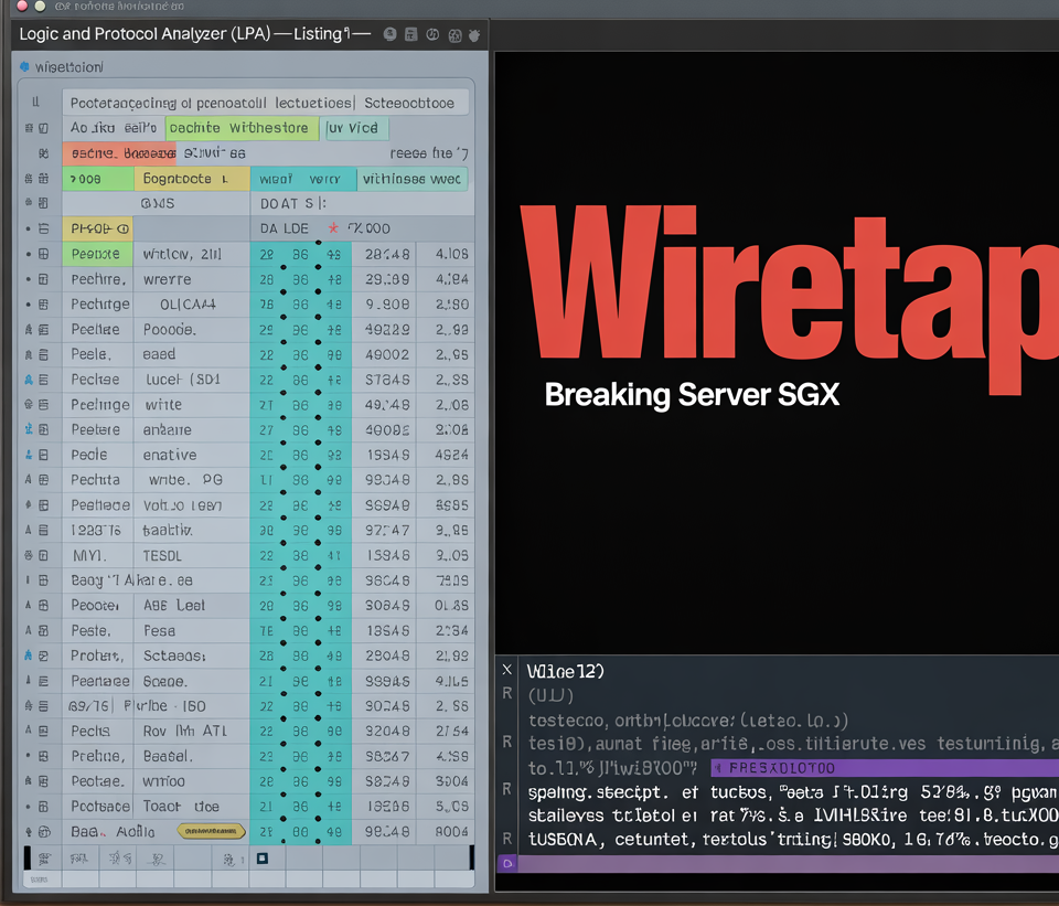 WireTap attack with DDR4 bus interposer extracting Intel SGX attestation key
