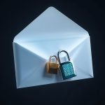 Illustration of a German flag overlaying a webmail inbox login screen with a highlighted 2FA prompt and mobile approval notification, symbolizing Germany’s push for 2FA by default for webmail providers