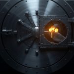 Security engineer reviewing a HashiCorp Vault LDAP auth configuration screen highlighting the deny_null_bind parameter and a warning about an authentication bypass vulnerability CVE-2025-13357