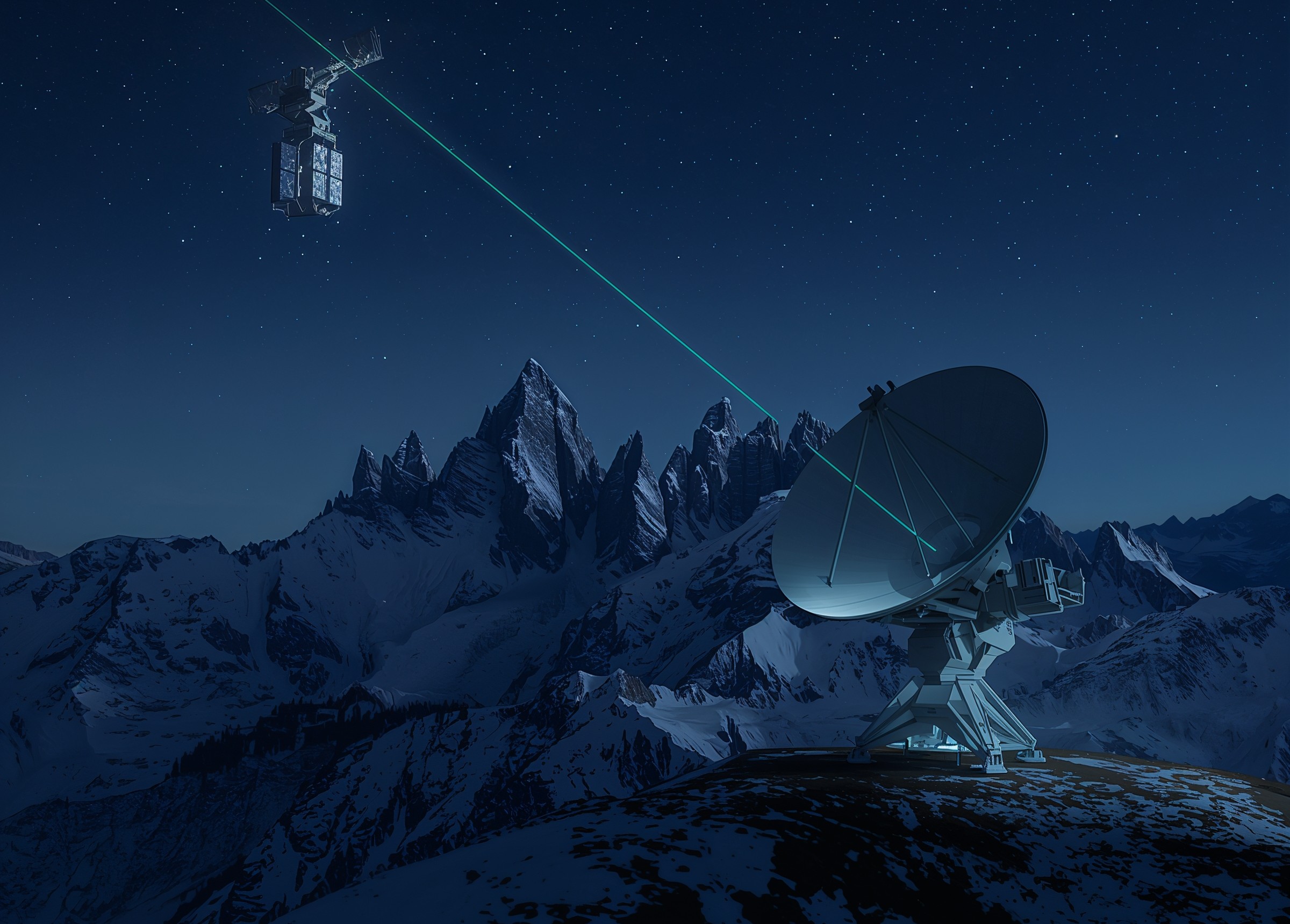 Swiss military satellite constellation undergoing quantum-encryption hardware upgrade in orbit