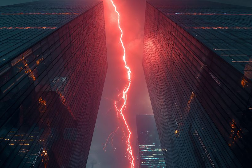 Security analysts at a major U.S. bank reviewing a third-party vendor cyber breach and potential JPMorgan Citi data exposure on large security dashboards