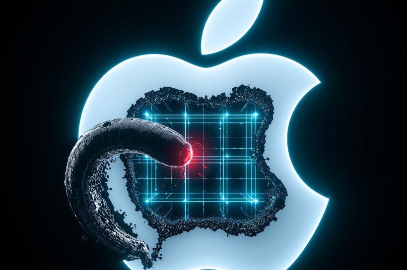 Security researcher analysing Malet macOS malware dataset with Katalina static analysis tool on a MacBook