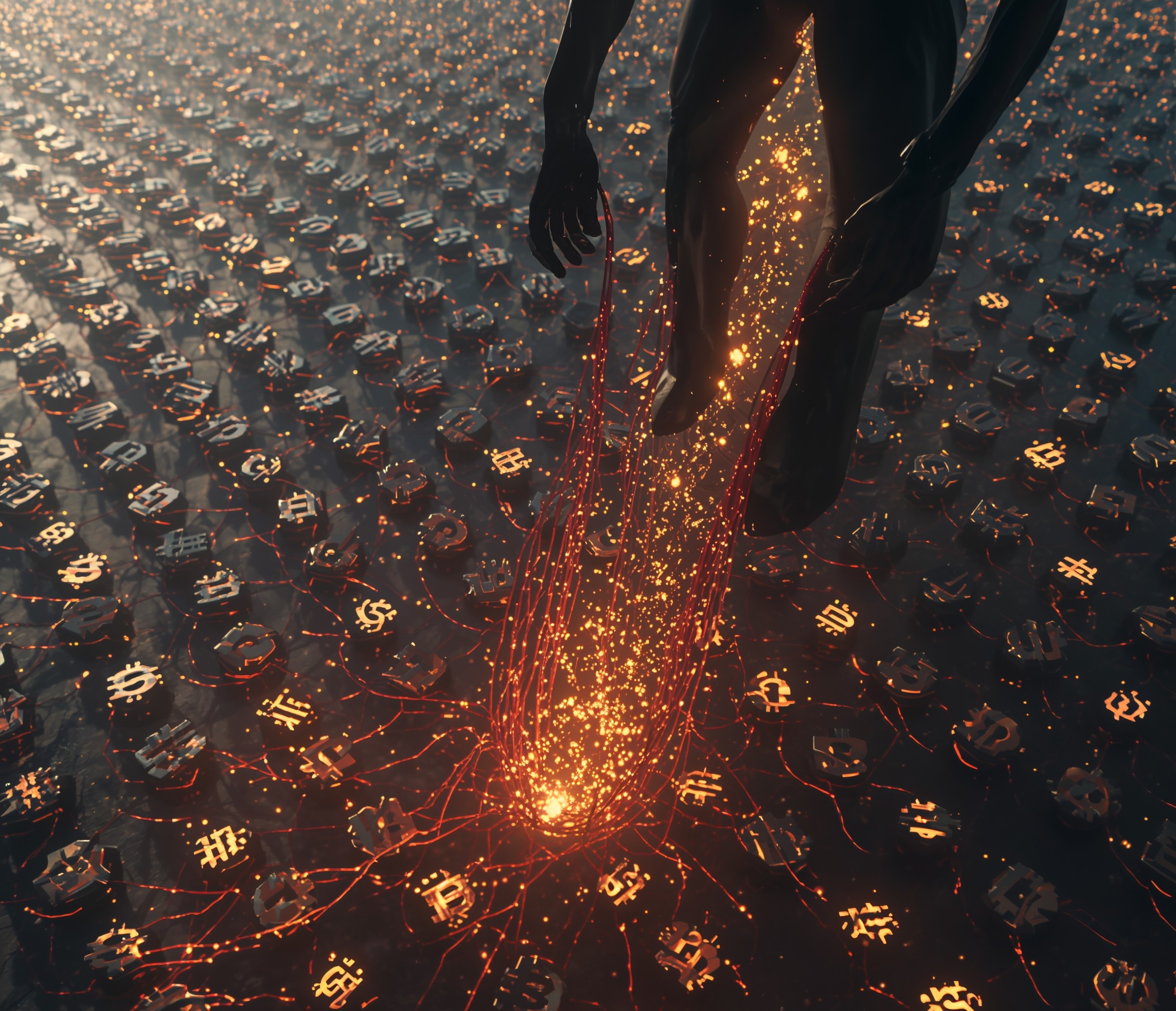 Concept image showing Akira ransomware attacks spreading across global networks through VPN and firewall weaknesses.