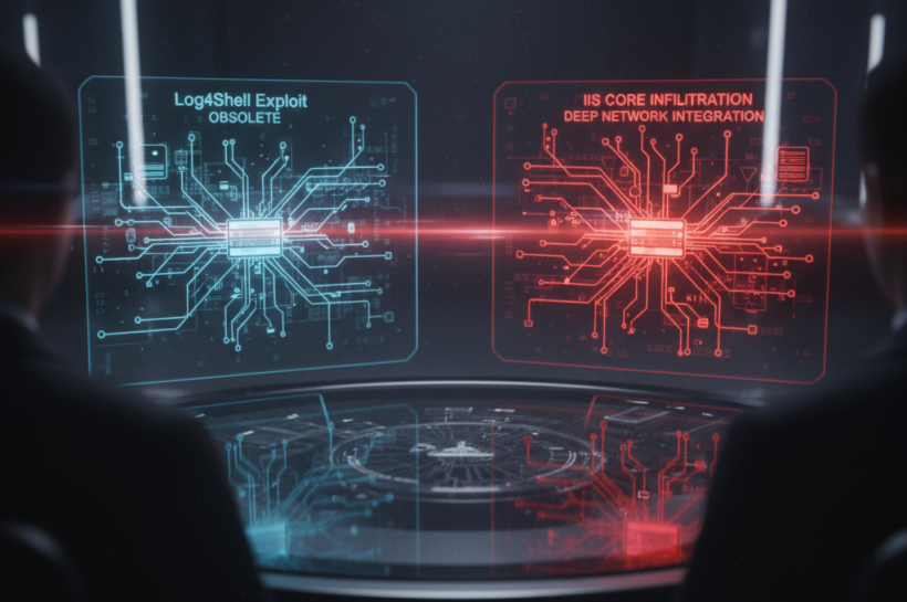 Legacy CVEs and misconfigured IIS enable stealth access via msbuild and DCSync