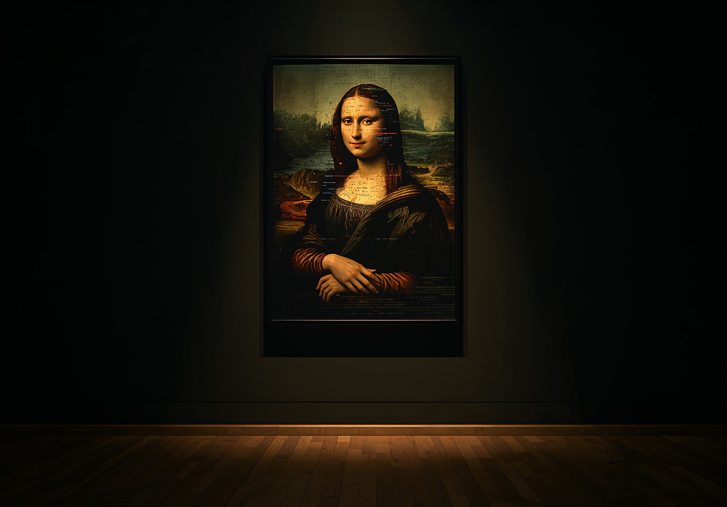 Login screen for a video management system showing strong password rules and MFA prompt, with blurred camera tiles in the background