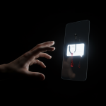 Smishing text claiming a lost iPhone was found, with fake iCloud link