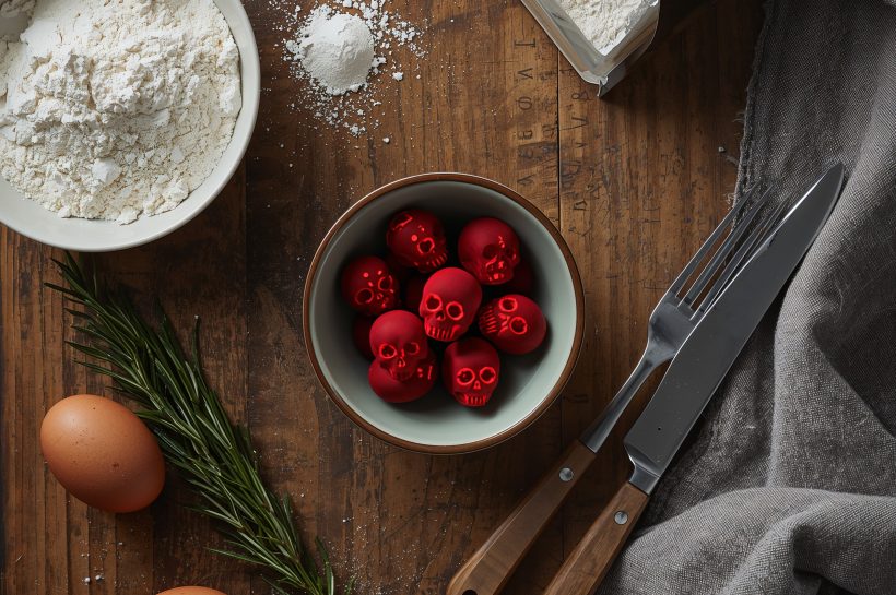 Custom illustration showing fake software installers with TamperedChef branding dropping a hidden JavaScript backdoor on a workstation.