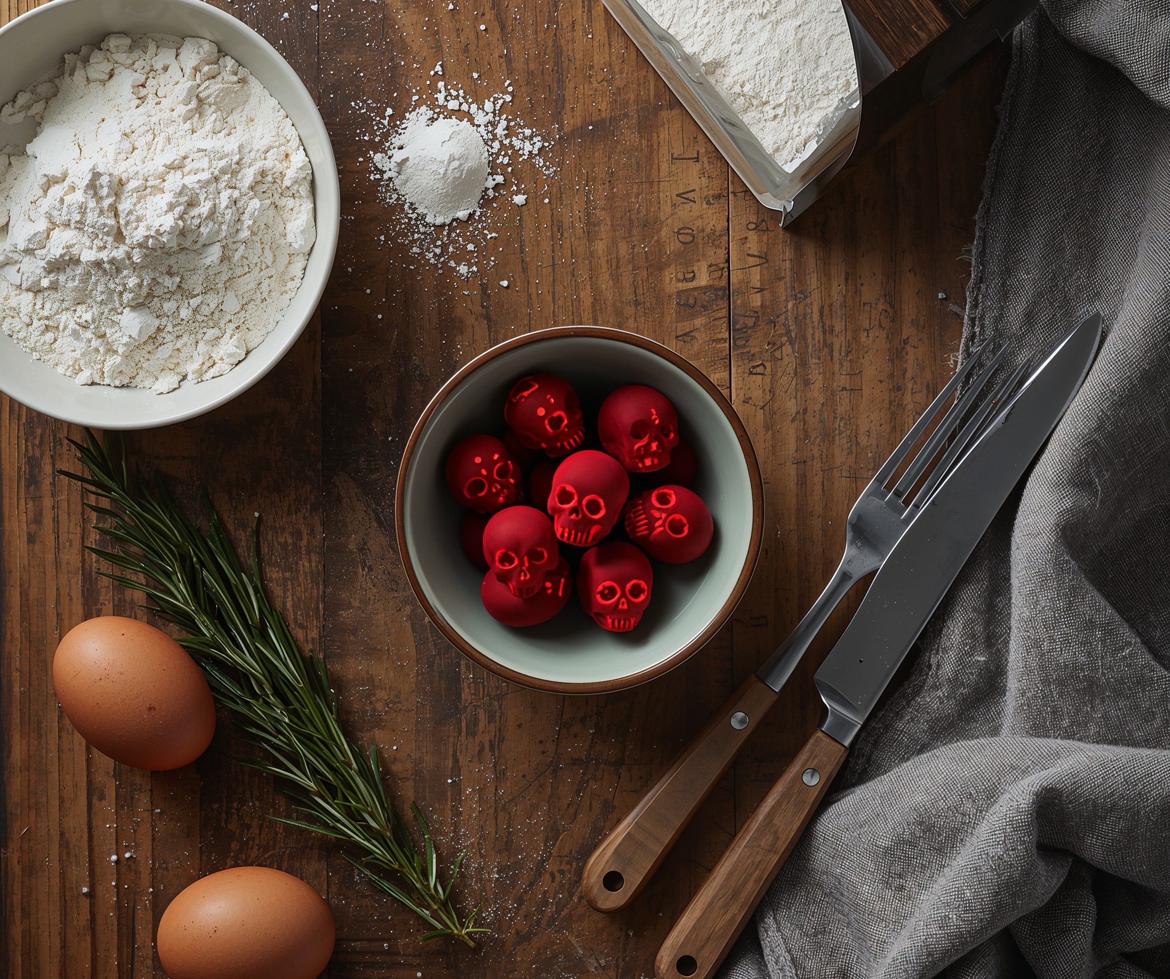 Custom illustration showing fake software installers with TamperedChef branding dropping a hidden JavaScript backdoor on a workstation.