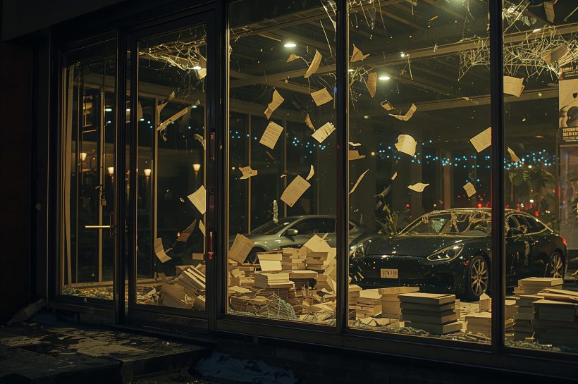 Diagram showing 700Credit API breach exposing millions of vehicle dealership customers’ personal information