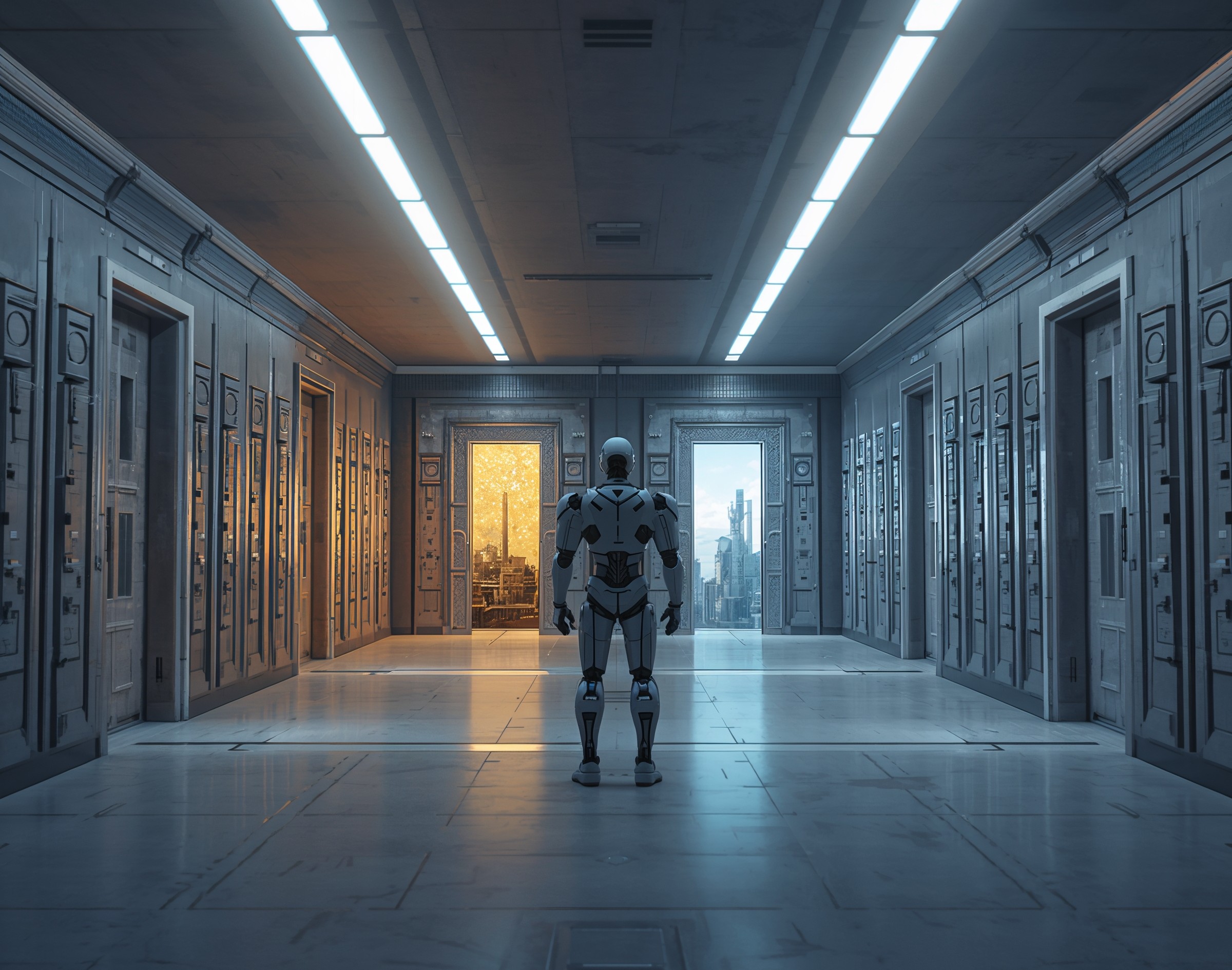 Four economic futures of artificial intelligence shaping global technology markets