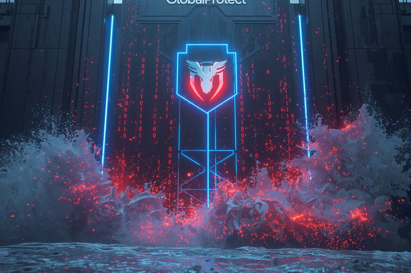 GlobalProtect VPN login attack surge showing high-volume malicious authentication attempts