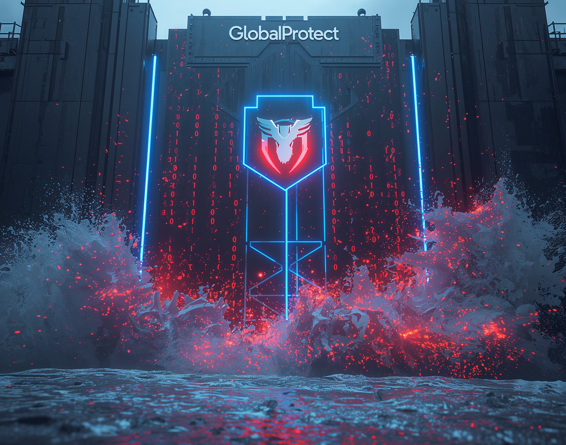 GlobalProtect VPN login attack surge showing high-volume malicious authentication attempts