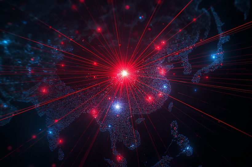 Illustration of EtherRAT smart-contract RAT targeting Web3 developers via React2Shell exploit