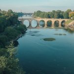 Cybersecurity graphic showing ransomware disrupting Romanian water authority systems