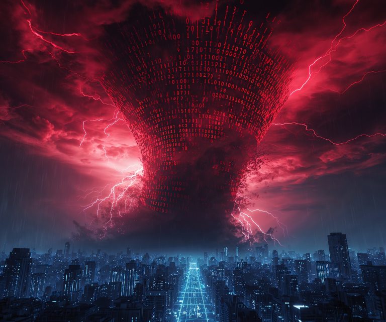 Storm-0249 ransomware attack chain showing ClickFix social engineering, fileless PowerShell execution, and DLL sideloading techniques